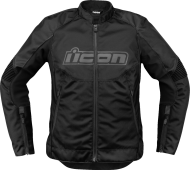 ICON Women's Overlord3 CE BLACK Motorcycle Jacket