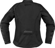 ICON Women's Overlord3 CE BLACK Motorcycle Jacket