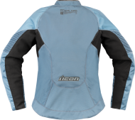 Women's motorcycle jacket ICON Women's Overlord3 CE BLUE
