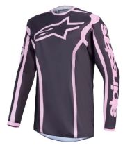 Дамско мотокрос джърси Alpinestars FLUID APEX V2 GRAY/PINK