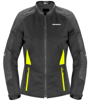Women's textile jacket SPIDI SUPER NET Yellow fluor
