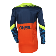 Детска мотокрос блуза O'NEAL ELEMENT SHOCKER BLUE/ORANGE V.25