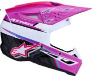 Детска мотокрос каска ALPINESTARS SM3 FALCON PU/WH/PK