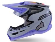 Παιδικό κράνος motocross ALPINESTARS SM3 JETTSON ΓΚΡΙ/ΜΙΖΟΥΡ/ΜΑΥΡΟ