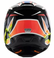 Παιδικό κράνος μοτοκρός ALPINESTARS SM3 WURX BLK/YL/B