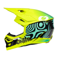 Детска мотокрос каска O'NEAL 3SERIES NOVA NEON YELLOW V.27
