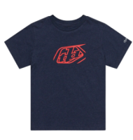 Tricou pentru copii TROY LEE DESIGNS cu insignă - Navy Heater