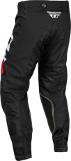Pantaloni de motocross FLY RACING Kinetic Prix pentru copii-roșu/gri/alb