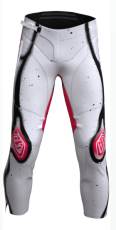 TROY LEE DESIGNS GP Pro Membrane Kids Motocross Breeches - White/Infra Red