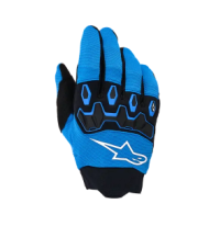 Mănuși motocross pentru copii ALPINESTARS FULL BORE V2 ALBASTRU/NEGRU