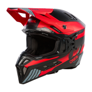 Casca Enduro O'NEAL EX-SRS HITCH NEGRU/GRI/ROSU V.24