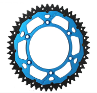 Pinion spate RFX Pro Series Armalite dublu compus (oțel/aluminiu) - 520 48T albastru