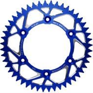 Заден пиньон RFX Pro Series Elite KTM SX 50 14-24 Aluminium Rear Sprocket Blue - 415 38T
