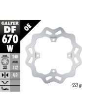 Заден спирачен диск Galfer WAVE FIXED  DISC WAVE FIXED 240x4mm DF670W