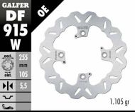 Заден спирачен диск Galfer WAVE FIXED 255x5,5mm DF915W