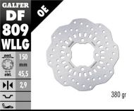 Заден спирачен диск Galfer WAVE FIXED FULL TYPE 150x2.9mm DF809WLLG