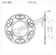 Rear Sprocket TROFEO 368197151 RED