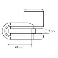 Blocare disc Pinch Ø 5,5 mm negru 91563