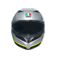 AGV K3 HELMET - FORTIFY GRAY/BLACK/YELLOW FLUO