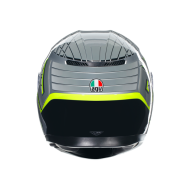 AGV K3 HELMET - FORTIFY GRAY/BLACK/YELLOW FLUO