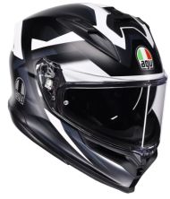Helmet AGV K7 MPLK GLIMPSE MATT BLACK/WHITE