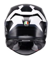 Helmet AGV K7 MPLK GLIMPSE MATT BLACK/WHITE