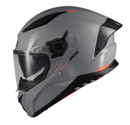 Cască AXXIS PANTHER SV SOLID A12 GRI LUCIOS