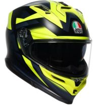 Helmet K7 MPLK GLIMPSE MATT BLACK/YELLOW FLUO