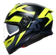 Helmet K7 MPLK GLIMPSE MATT BLACK/YELLOW FLUO