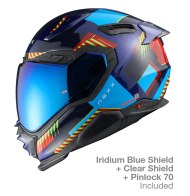 Каска NEXX X.WST3 FLUENCE BLUE RED