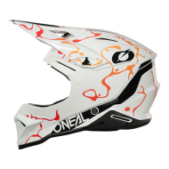 Каска O'NEAL 1SERIES SPLASH WHITE/ORANGE V.26