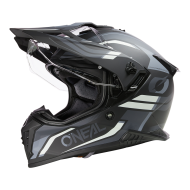 Каска O'NEAL A-SRS SPIKE BLACK/GRAY/WHITE