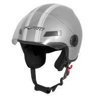 FEVER SILVER scooter helmet