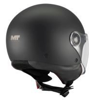 SCOOTER HELMET MT STREET S PURE A1 BLACK MATT