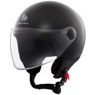 КАСКА ЗА СКУТЕР MT STREET S SOLID A1 GLOSS BLACK