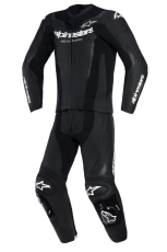 ALPINESTARS LEATHER TEAM 2BUCS GP Force V2 NEGRU
