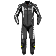 SPIDI SPORT WARRIOR PERFORATED PRO BLACK/WHITE hump leather outfit