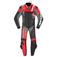 Leather Moto Gear SPIDI DP-PROGRESSIVE PRO Red