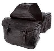Leather motorcycle saddles A-PRO SPIRIT BLACK