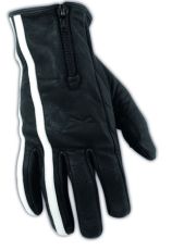 Leather gloves A-PRO GRAN TORINO BLACK/WHITE