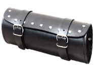 Leather tool bag ADRENALINE TOOLER STUDS BLACK