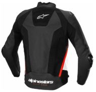 ALPINESTARS Missile V3 Airflow LEATHER MOTORCYCLE JACKET BLK/WHT/RD