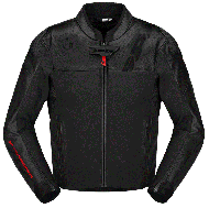 Leather motorcycle jacket SPIDI DP PROGRESSIVE HYBRID PERFORATED BLACK