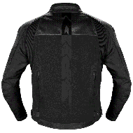 Leather motorcycle jacket SPIDI DP PROGRESSIVE HYBRID PERFORATED BLACK