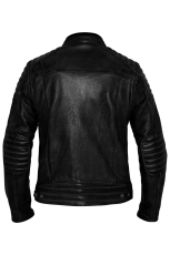 Leather jacket JOHN DOE Storm Perforated Leather BLACK