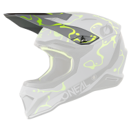 Vizier cască O'neal 1SERIES SPLASH GRAY/NEON YELLOW