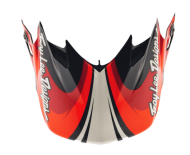 Ζελατίνα κράνους TROY LEE DESIGNS GP Pro Crossover - Μαύρο/Κόκκινο