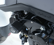 R&G RACING Aero Crash Protectors Black Honda MSX125 17-20