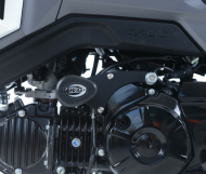 R&G RACING Aero Crash Protectors Black Honda MSX125 17-20