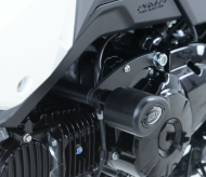 R&G RACING Aero Crash Protectors Black Honda MSX125 17-20